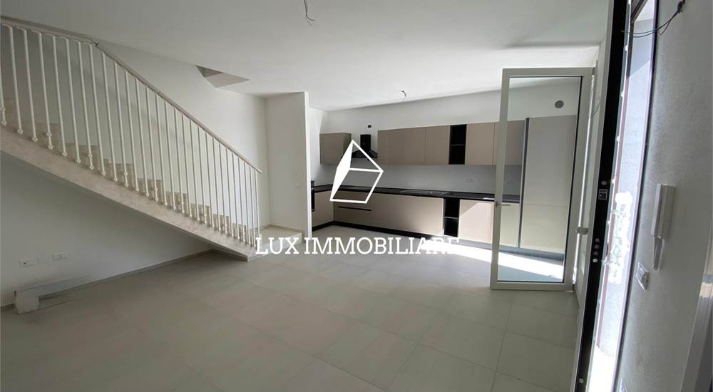 soggiorno con cucina a vista